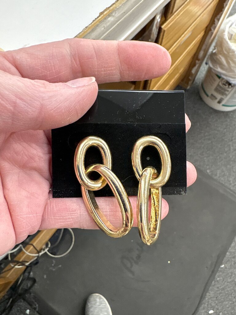 Gold Loop Earrings