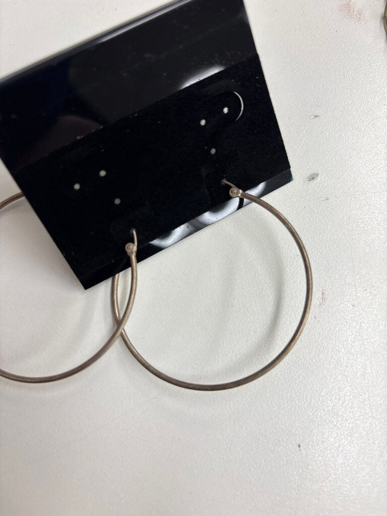 Silver Hoop Earrings