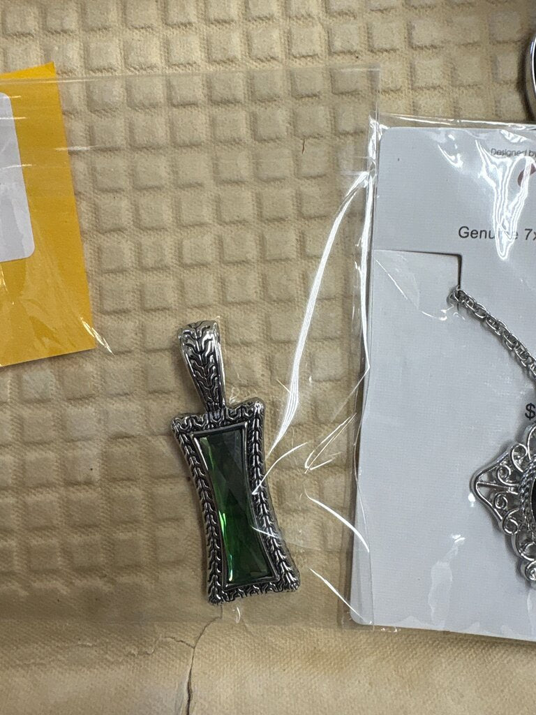 Green Gemstone Pendant