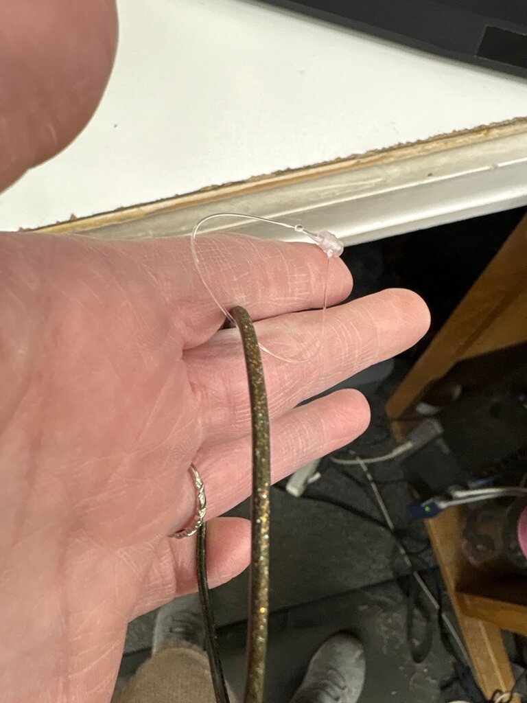 Fish Hook with Leader Line