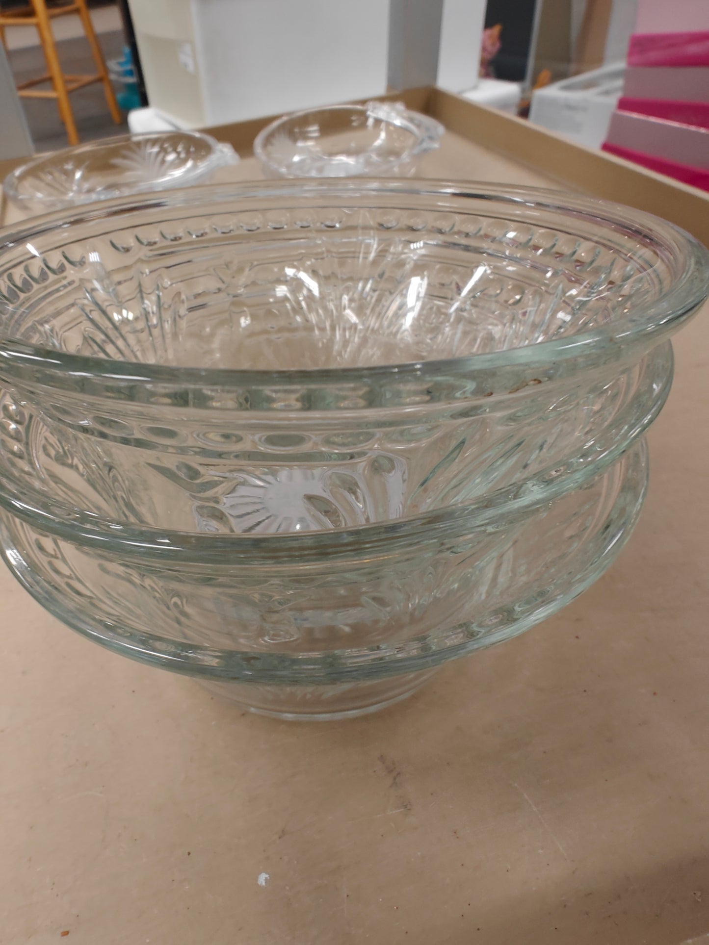 GLASS BOWL 3P